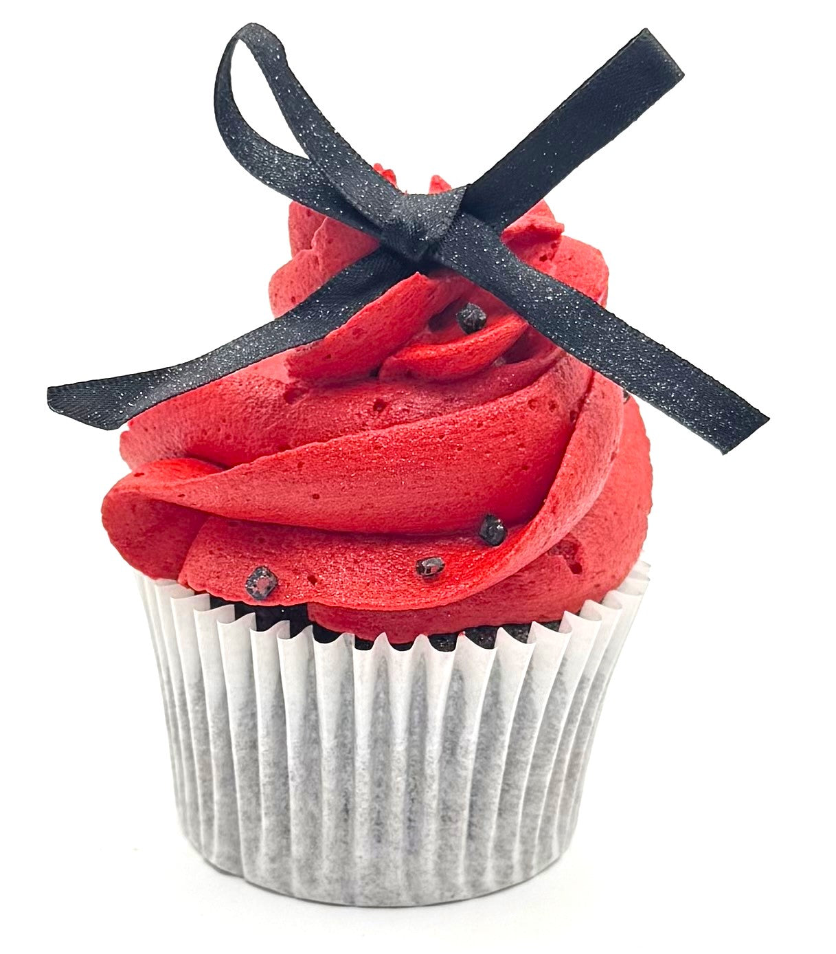 Velvet Red Elegance Cupcake
